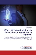 Effects of Demethylation on the Expression of Foxp3 in T-reg Cells