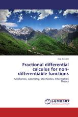 Fractional differential calculus for non-differentiable functions