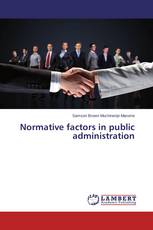 Normative factors in public administration