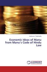 Economic Ideas of Manu from Manu’s Code of Hindu Law