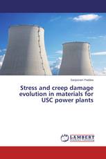 Stress and creep damage evolution in materials for USC power plants
