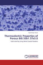 Thermoelectric Properties of Porous Bi0.5Sb1.5Te3.0