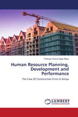 Human Resource Planning, Development and Performance