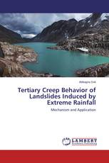 Tertiary Creep Behavior of Landslides Induced by Extreme Rainfall