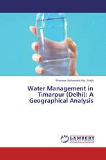 Water Management in Timarpur (Delhi): A Geographical Analysis