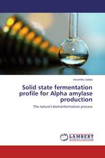 Solid state fermentation profile for Alpha amylase production
