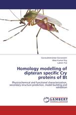Homology modelling of dipteran specific Cry proteins of Bt