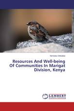 Resources And Well-being Of Communities In Marigat Division, Kenya
