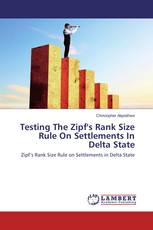 Testing The Zipf's Rank Size Rule On Settlements In Delta State
