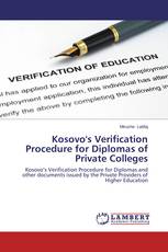 Kosovo's Verification Procedure for Diplomas of Private Colleges
