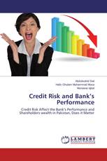 Credit Risk and Bank’s Performance