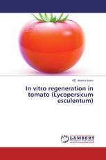 In vitro regeneration in tomato (Lycopersicum esculentum)