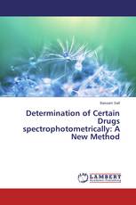 Determination of Certain Drugs spectrophotometrically: A New Method