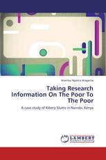 Taking Research Information On The Poor To The Poor