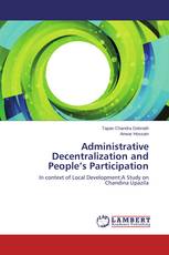 Administrative Decentralization and People’s Participation