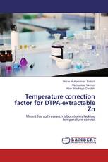 Temperature correction factor for DTPA-extractable Zn