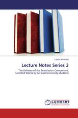 Lecture Notes Series 3