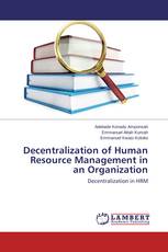 Decentralization of Human Resource Management in an Organization