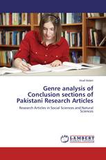 Genre analysis of Conclusion sections of Pakistani Research Articles