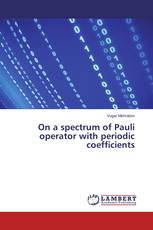 On a spectrum of Pauli operator with periodic coefficients