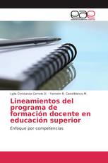 Lineamientos del programa de formación docente en educación superior