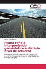 Fisura refleja interponiendo geosintético a distinto nivel de refuerzo