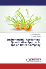 Environmental Accounting Quantitative Approach: Indian Based Company