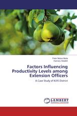 Factors Influencing Productivity Levels among Extension Officers