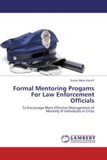 Formal Mentoring Progams For Law Enforcement Officials