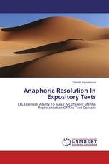 Anaphoric Resolution In Expository Texts