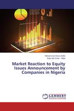 Market Reaction to Equity Issues Announcement by Companies in Nigeria