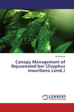 Canopy Management of Rejuvenated ber (Zizyphus mauritiana Lamk.)