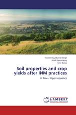 Soil properties and crop yields after INM practices
