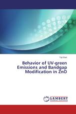 Behavior of UV-green Emissions and Bandgap Modification in ZnO