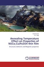 Annealing Temperature Effect on Properties of Ni(Co,Cu)Fe2O4 thin film