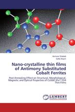 Nano-crystalline thin films of Antimony Substituted Cobalt Ferrites