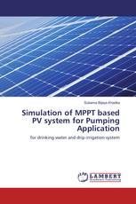 Simulation of MPPT based PV system for Pumping Application