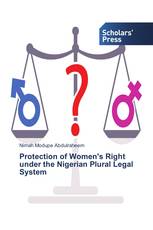 Protection of Women's Right under the Nigerian Plural Legal System