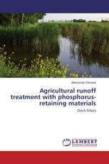 Agricultural runoff treatment with phosphorus-retaining materials