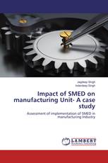 Impact of SMED on manufacturing Unit- A case study