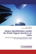 Status identification model for Krishi Vigyan Kendra’s in India