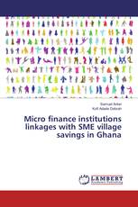 Micro finance institutions linkages with SME village savings in Ghana