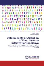Determinants of Adoption of Food Security Interventions in Kenya
