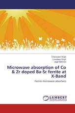 Microwave absorption of Co & Zr doped Ba-Sr ferrite at X-Band