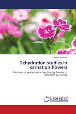 Dehydration studies in carnation flowers