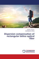 Dispersion compensation of rectangular lattice optical fiber