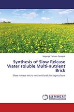 Synthesis of Slow Release Water soluble Multi-nutrient Brick