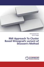 RMI Approach To Cluster Based Winograd's variant of Strassen's Method
