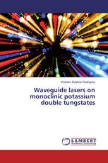 Waveguide lasers on monoclinic potassium double tungstates