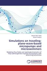 Simulations on traveling-plane-wave-based micropumps and microswimmers